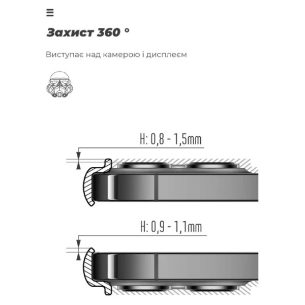 Фото - Чехол для смартфона Armorstandart ICON for Xiaomi 17T 5G Camera cover Lavender (ARM91083)